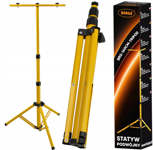 Statyw stojący podwójny na naświetlacz 160cm