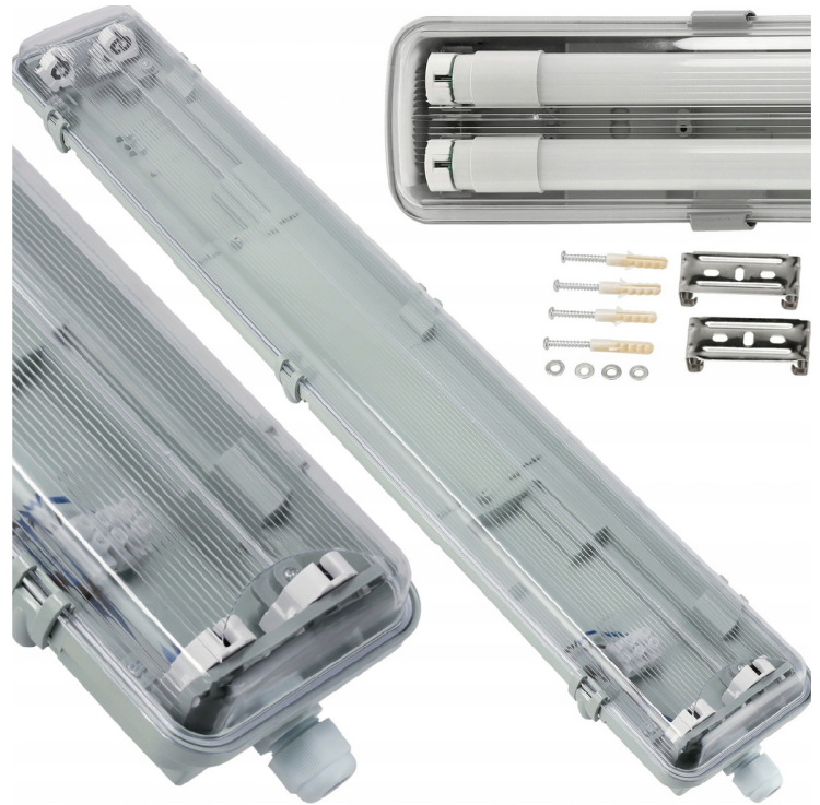 Oprawa hermetyczna LED 2x150 cm - IP65