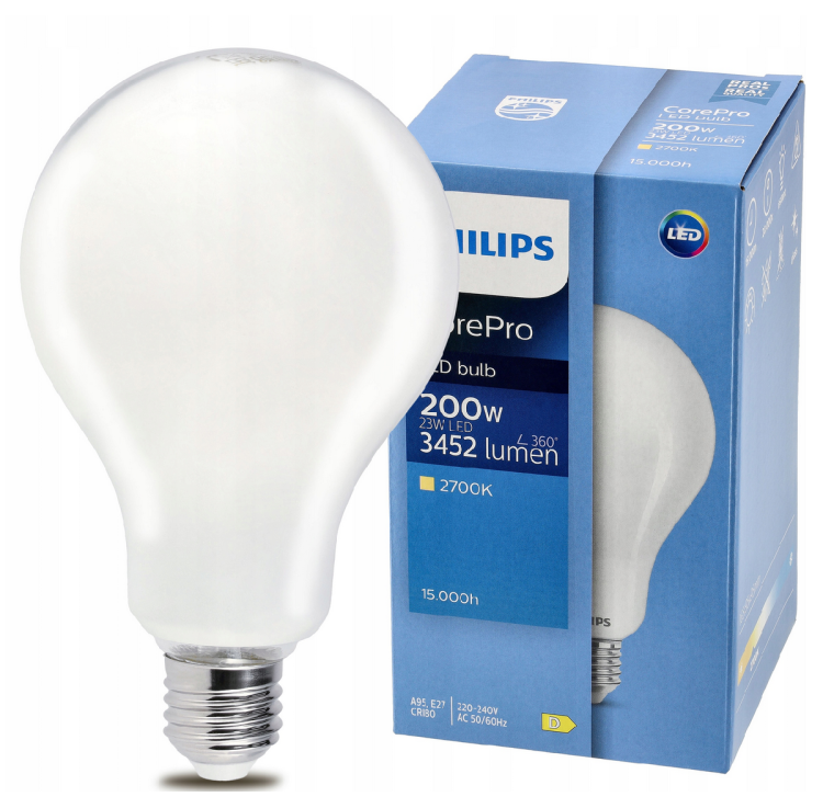 Żarówka LED Philips E27 - 23W - barwa ciepła Corepro Premium