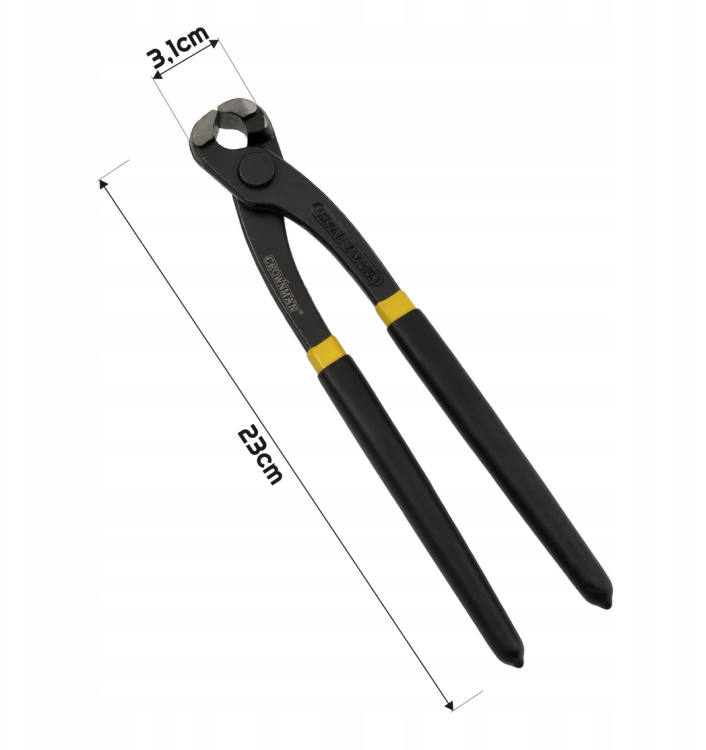 Szczypce tnące czołowe - zbrojarkie