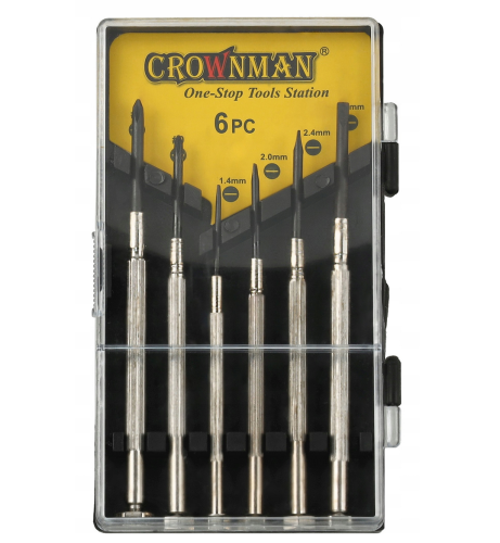 Zestaw wkrętaków precyzyjnych 6 szt