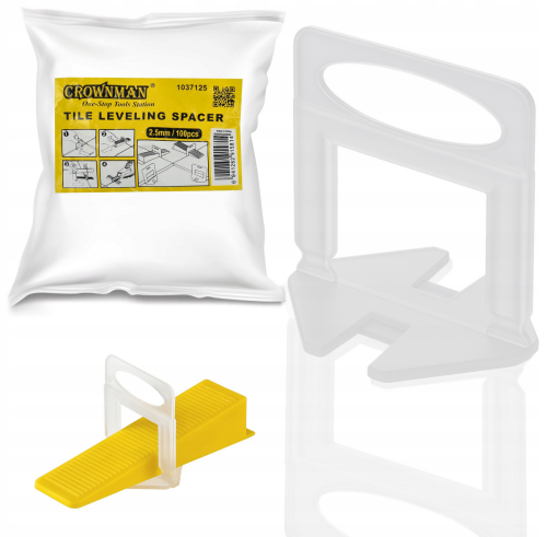 Dystansownik do płytek 2.5mm - 100szt