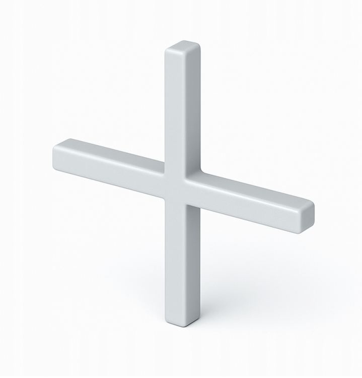 Plastikowy krzyżyk do płytek 2.0mm - 100szt