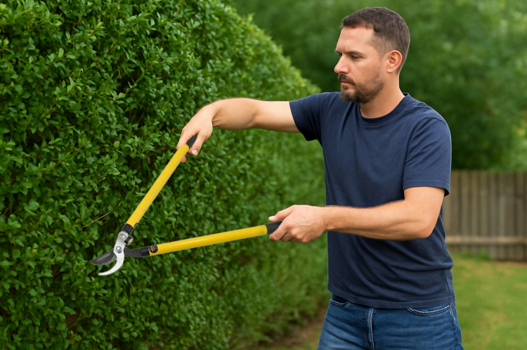 Sekator dwuręczny z regulowaną rękojeścią