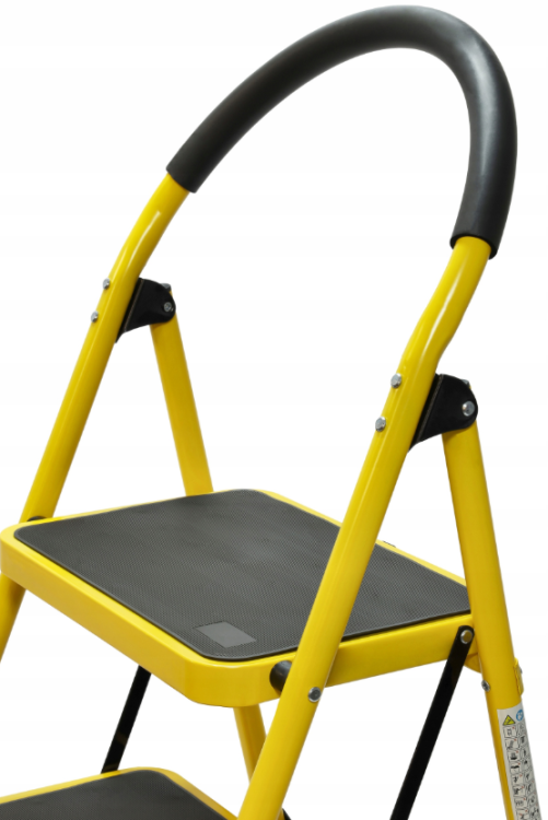 Drabina Składana 4 Stopniowa Stalowa Domowa Drabinka Wysoka Jakość 150kg