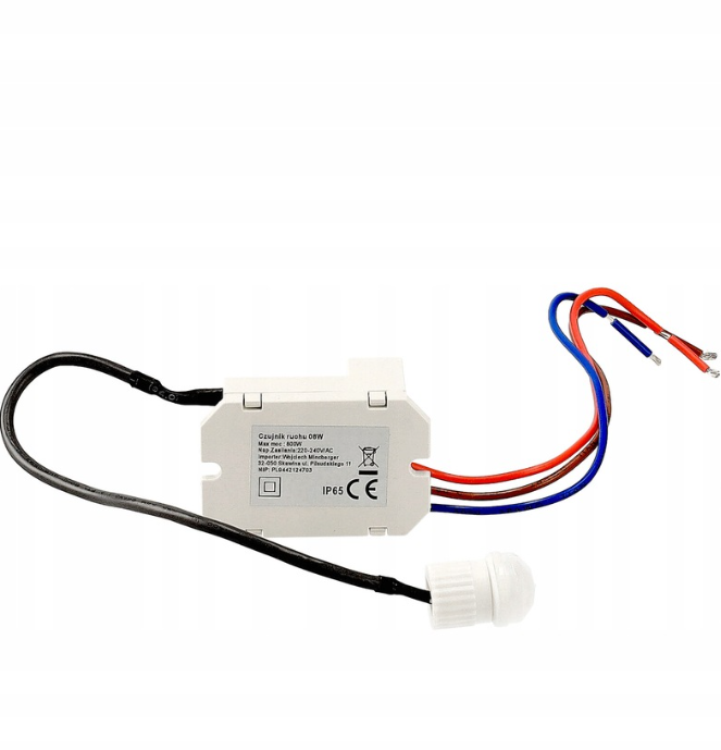 Czujnik Ruchu LED Mini Czujka 360° Mini Sonda Zmierzchu 12-24V LED Sensor