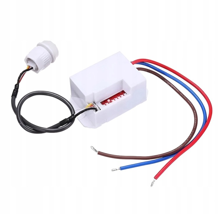 Czujnik Ruchu LED 360 Mini Sonda 800W Czujka Zmierzchu 230V Sensor PIR