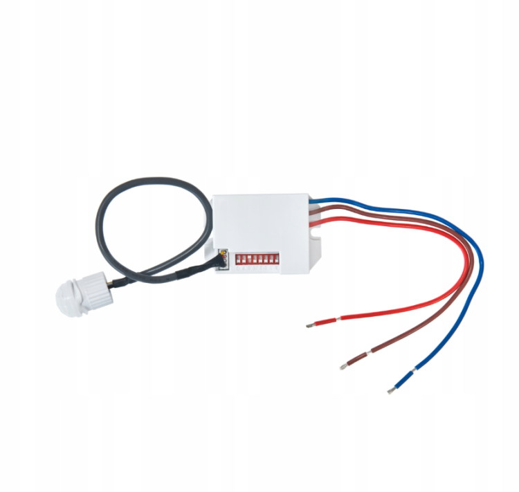 Czujnik Ruchu LED 360 Mini Sonda 800W Czujka Zmierzchu 230V Sensor PIR