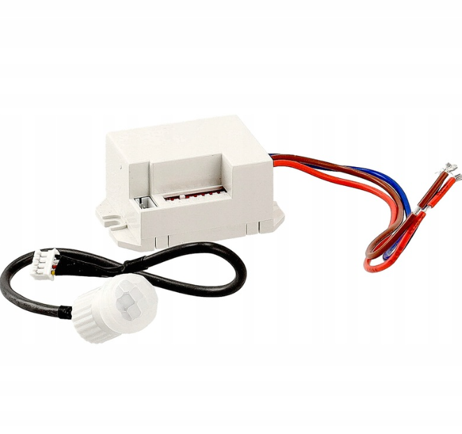 Czujnik Ruchu LED 360 Mini Sonda 800W Czujka Zmierzchu 230V Sensor PIR