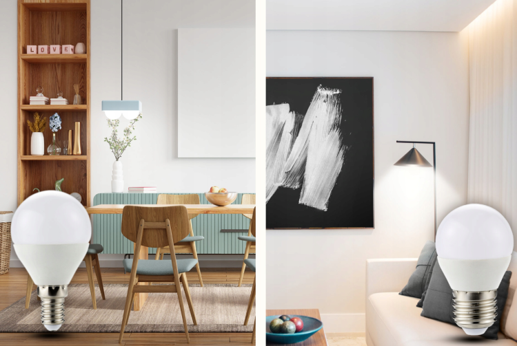 Żarówka LED E14 8W = 70W 680lm NEUTRALNA G45 Kulka Wydajne Światło LEDOWE