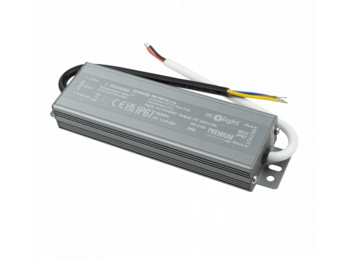 Zasilacz 24V LED Hermetyczny 60W 2,5A Transformator Wodoszczelny PREMIUM