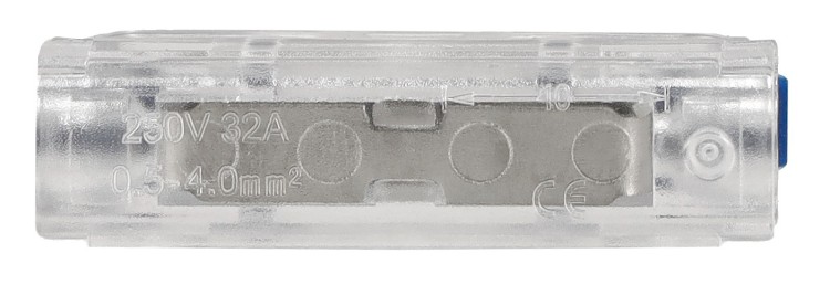 Szybkozlaczka Elektryczna Przelotowa 1-torowa 4mm