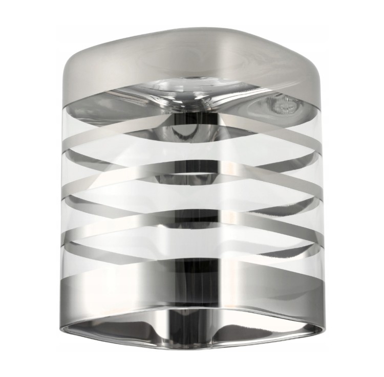 Klosz szklany PROSTOKĄT PASKI POZIOME