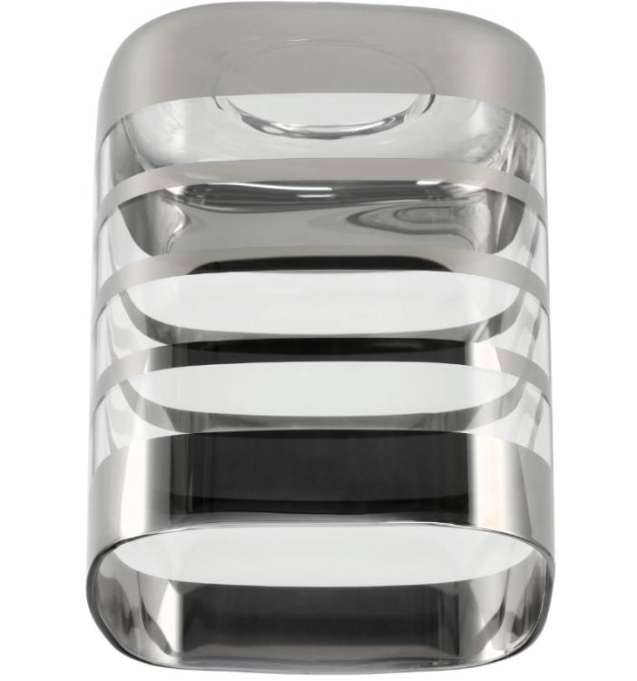 Klosz szklany PROSTOKĄT PASKI POZIOME