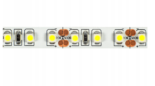 Taśma LED 9.6W/m Barwa Zimna 6500K 600lm/m 12V DC IP20 1m Do Podświetlenia