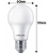 ZESTAW 10 sztuk. PHILIPS Żarówki PHILIPS LED E27 4.9W = 40W 470lm Barwa Ciepła 2700k LEDBulb A6