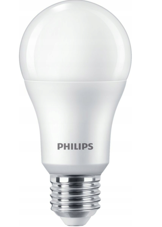 ZESTAW 10 sztuk. PHILIPS Żarówki PHILIPS LED E27 4.9W = 40W 470lm Barwa Ciepła 2700k LEDBulb A6