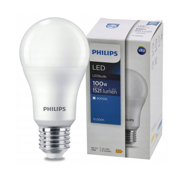 Żarówka LED E27 A60 13-100W 1521lm LEDBulb 4000K