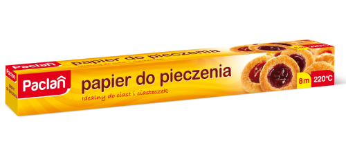 Papier Do Pieczenia Brązowy PACLAN 8m x 38cm Silikonowany Wygodny w Użyciu