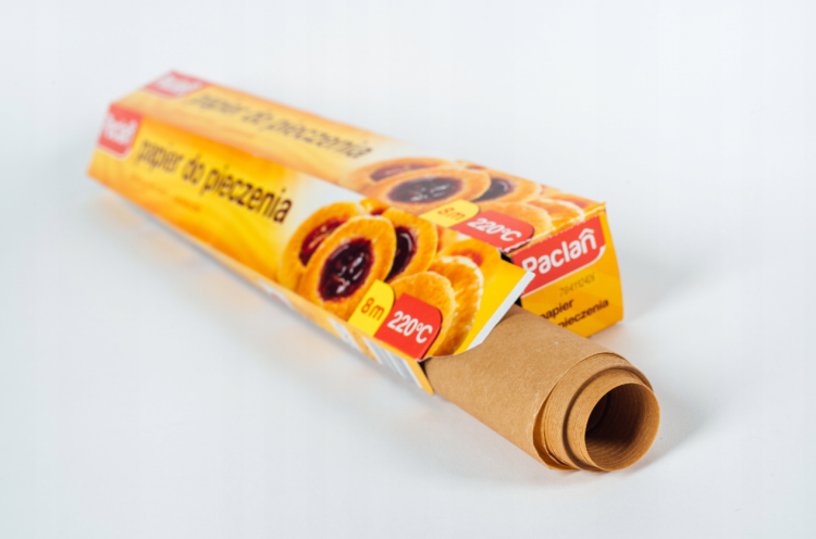 Papier Do Pieczenia Brązowy PACLAN 8m x 38cm Silikonowany Wygodny w Użyciu