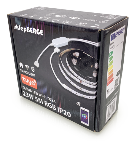 Taśma LED RGB Z PILOTEM WiFi Bluetooth TUYA 5m 23W