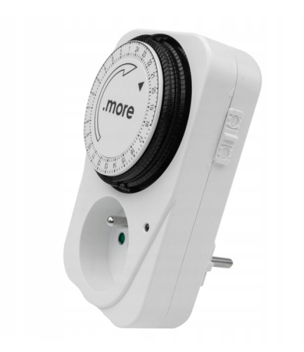 Programator Czasowy Mechaniczny Analogowy 24H 3500w 16a 230v 50Hz