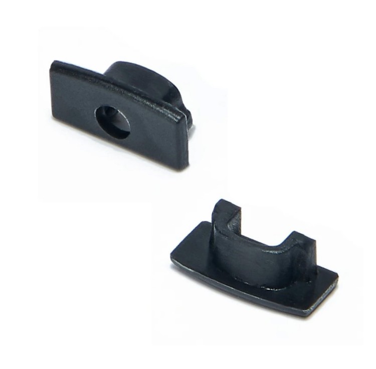 Zaślepki do profili BRG-24 2 szt. czarne