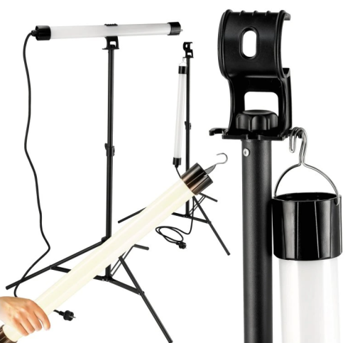 Lampa detailingowa na statywie 20W 1700LM + przedłużacz 10m