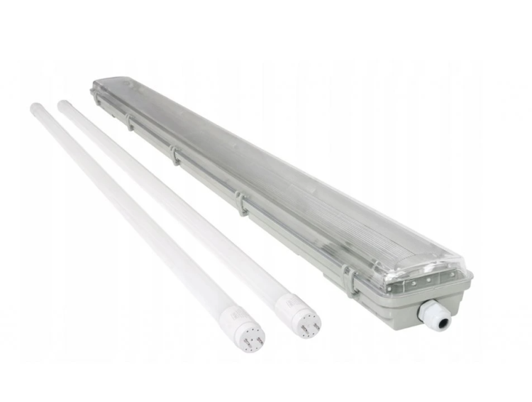 Oprawa hermetyczna 120 cm + 2x świetlówki PREMIUM - zimna biel