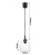 LAMPA WISZĄCA SUFITOWA ŻYRANDOL LED E27 REGULOWANA 0-100cm ALUMINIOWY KLOSZ