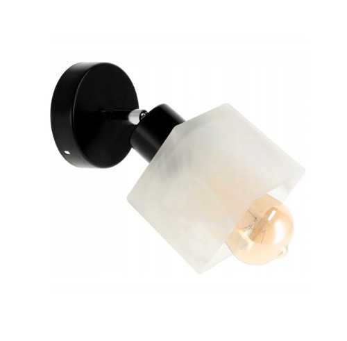 Kinkiet LED - 1xE27 CUBE BIAŁY