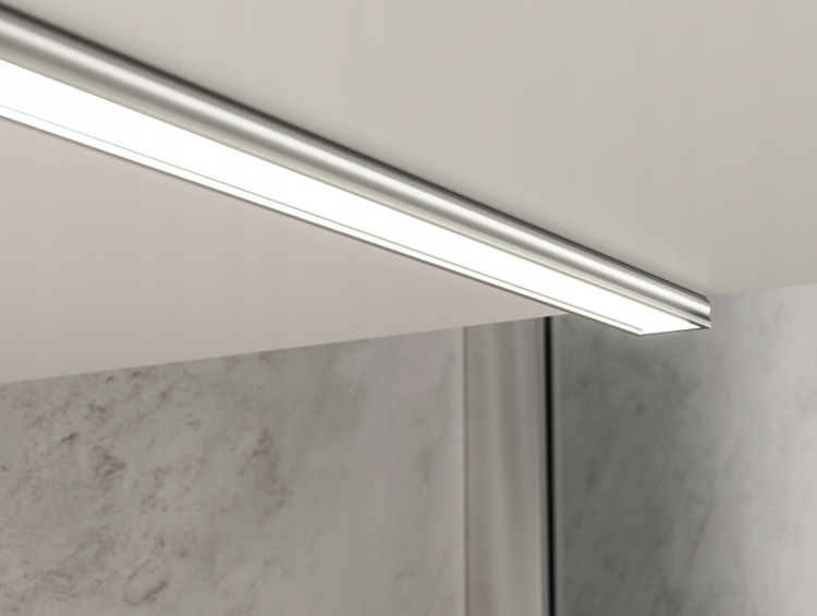 Profil LED Czarny 1m 100cm Nawierzchniowy Natynkowy Premium Typ D Lumines