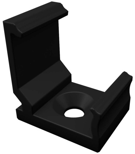 Uchwyt do profilu C H czarny LUMINES