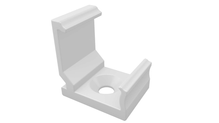 Uchwyt Montażowy Zawieszka Do Profilu LED LUMINES C,H Biały Lumines