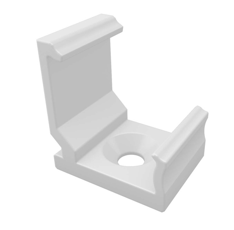 Uchwyt Montażowy Zawieszka Do Profilu LED LUMINES C,H Biały Lumines