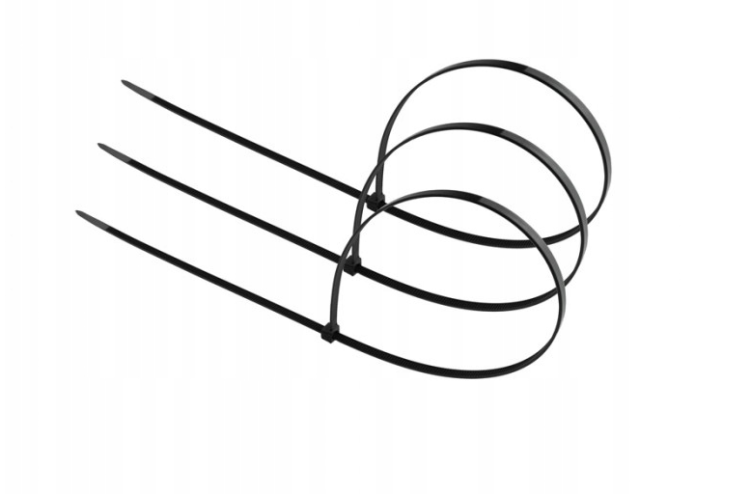 Opaska kablowa OK-36300W 3,6x300mm czarna