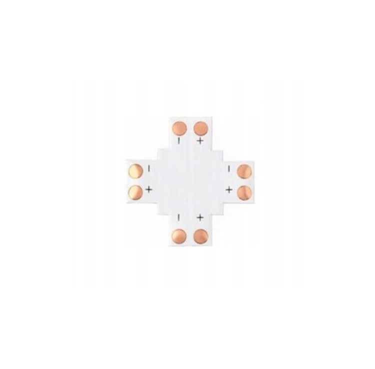 Złączka X do taśma LED 8mm