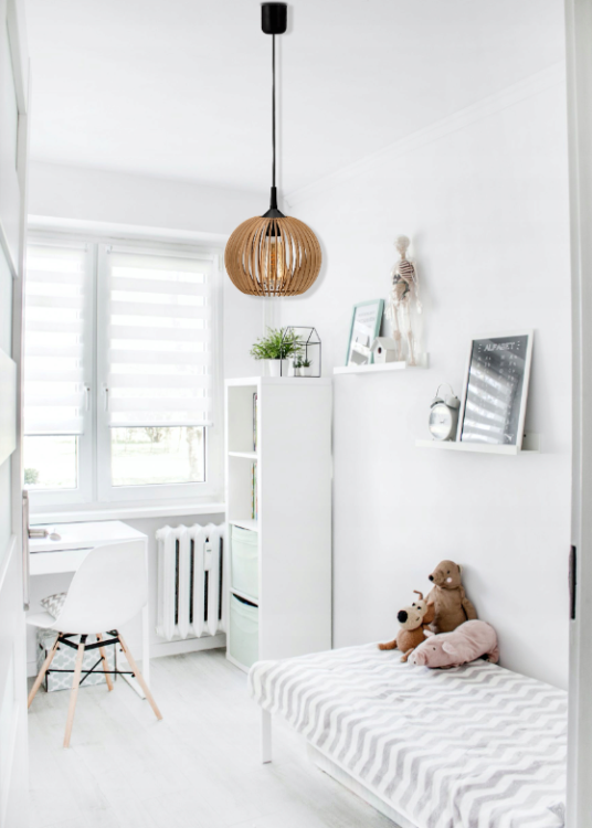 LAMPA WISZĄCA LED SUFITOWA DREWNIANA 1xE27 + ZACZEP Ułatwiający Montaż