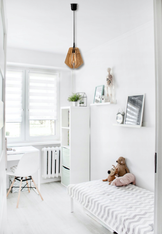 LAMPA ŻYRANDOL WISZĄCA SUFITOWA DREWNIANA LED Regulowana Wysoka Jakość E27