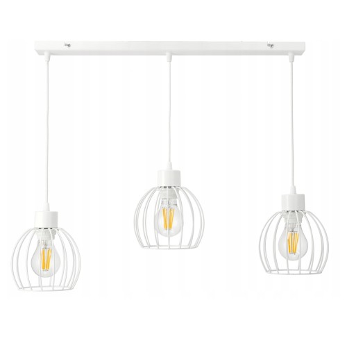 Lampa Sufitowa Wisząca LED Regulowane Linki E27