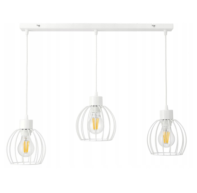Lampa Sufitowa Wisząca LED Regulowane Linki E27