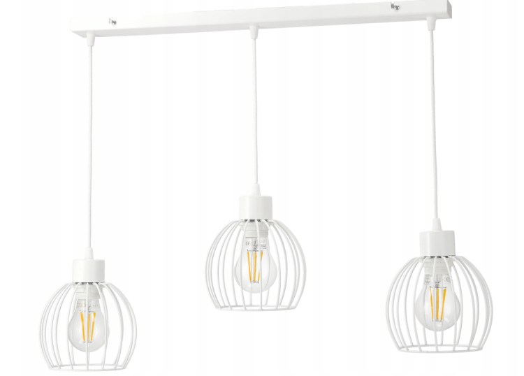 Lampa Sufitowa Wisząca LED Regulowane Linki E27