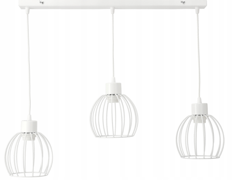Lampa Sufitowa Wisząca LED Regulowane Linki E27