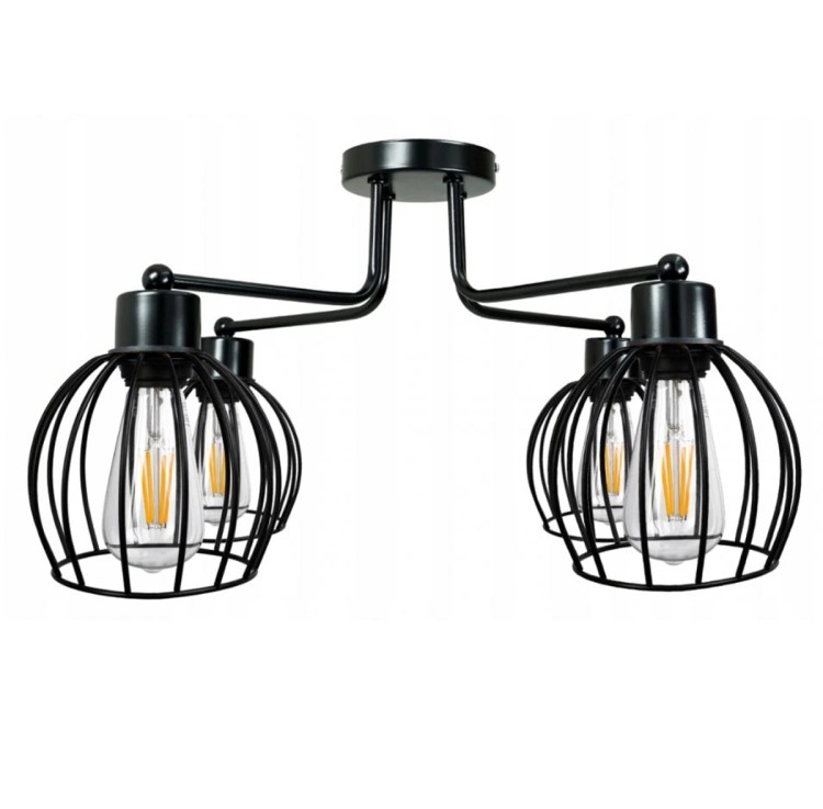 Lampa wisząca DRON 4xE27 - DRUT