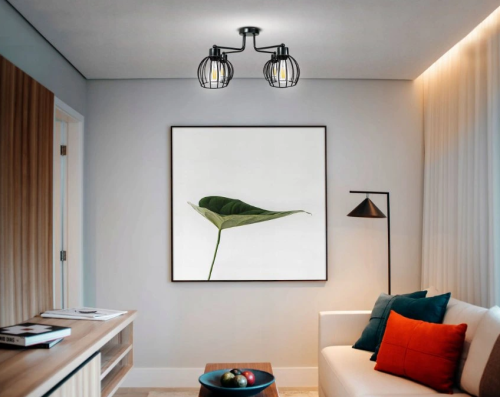 Lampa wisząca DRON 4xE27 - DRUT