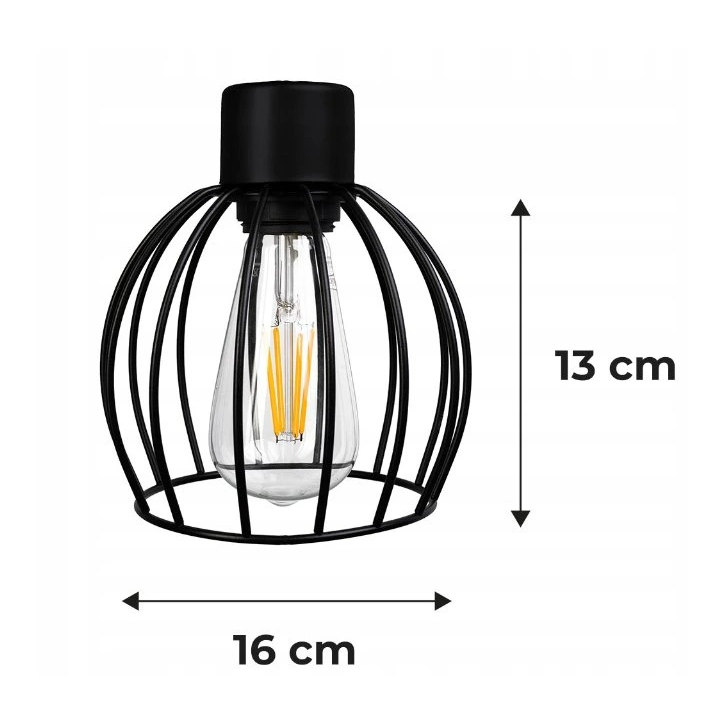 Lampa wisząca DRON 4xE27 - DRUT