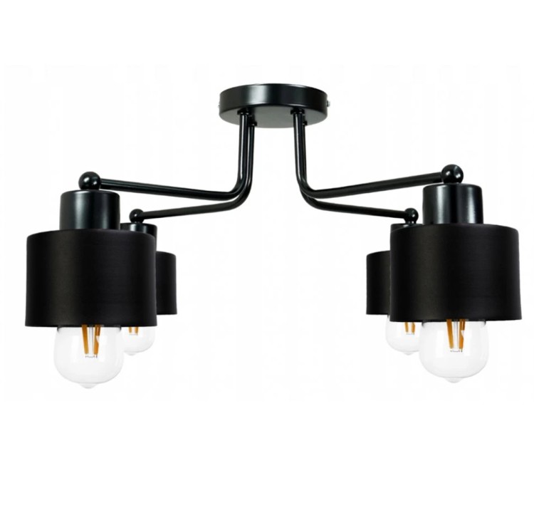 Lampa wisząca DRON 4xE27 BLACK CUP
