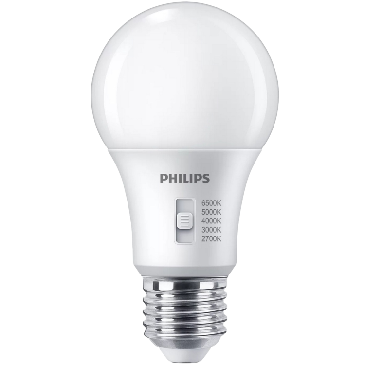 Żarówka LED E27 Ściemnialna 8W = 60W 806lm A60 5CCT Philips 2700K - 6500K
