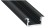 Profil LED LUMINES typ B czarny wpuszczany 3m