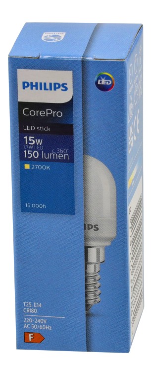 Żarówka E14 T25 1.7-15W WW 150lm CorePro 2700K